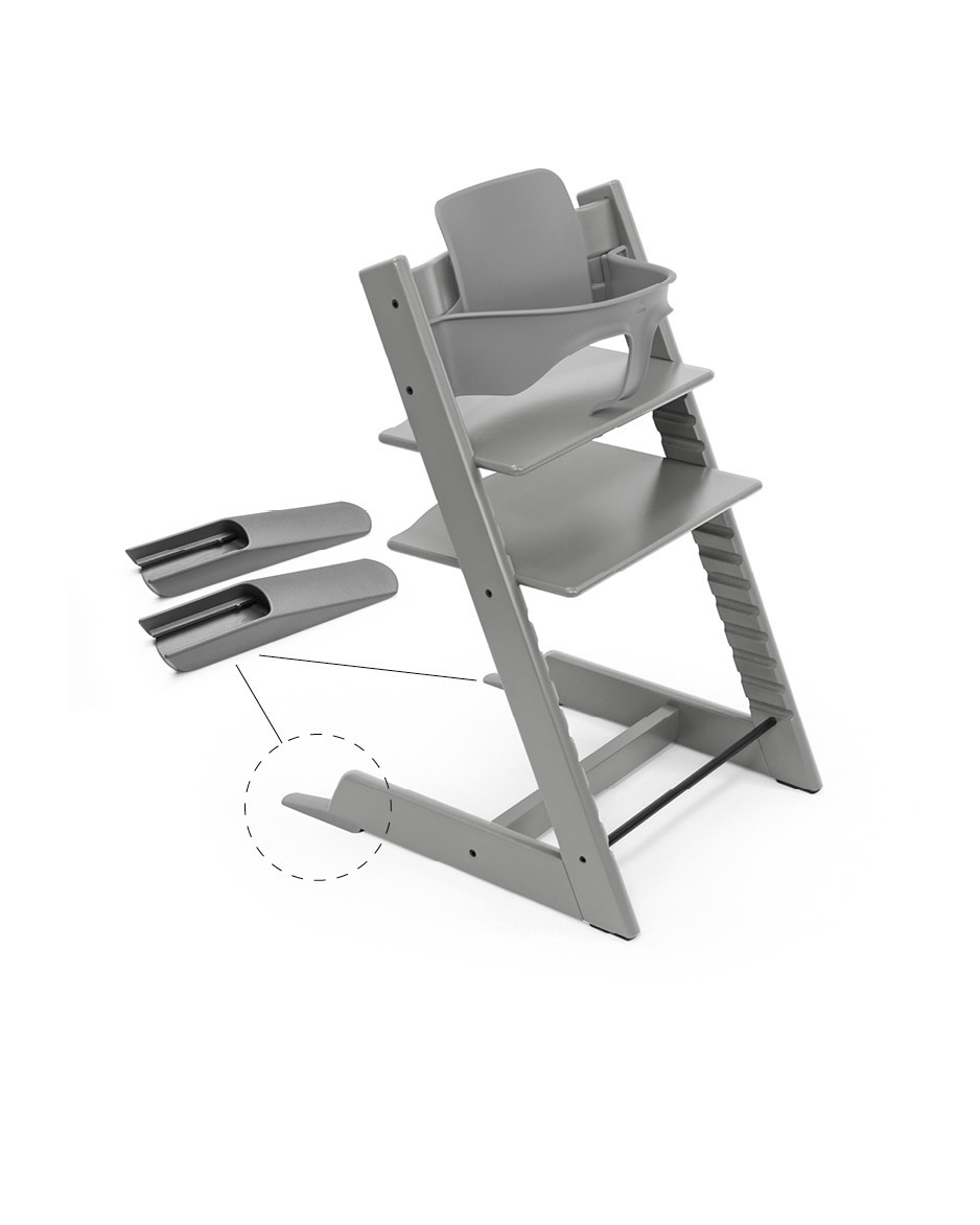 babymarkt Tripp Trapp Hochstuhl Buche Storm Grey + Gratis Baby Set V2 storm grey 2025