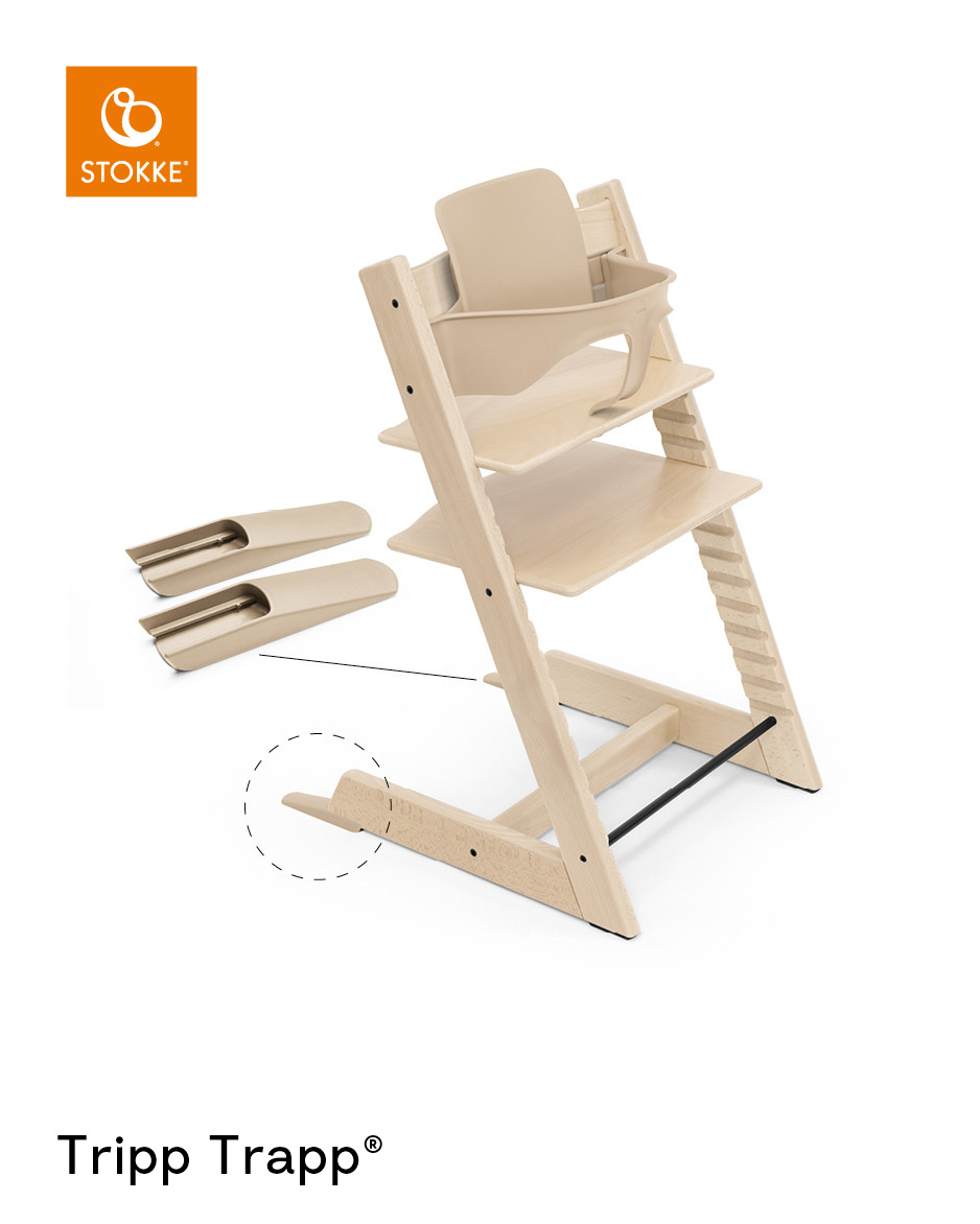 babymarkt Mega Tripp Trapp Set Hochstuhl Buche natur inkl. Newborn Set Grey und Baby Set V2 natur Günstiger Verkauf