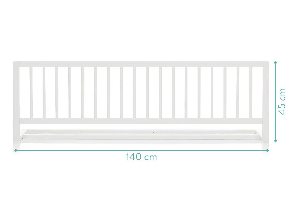 babymarkt Bettgitter Lilly 140 x 45 cm weiß Rabatt