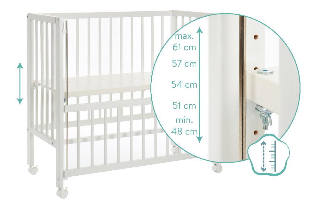 babymarkt Beistellbett Cocon weiß Preisnachlass