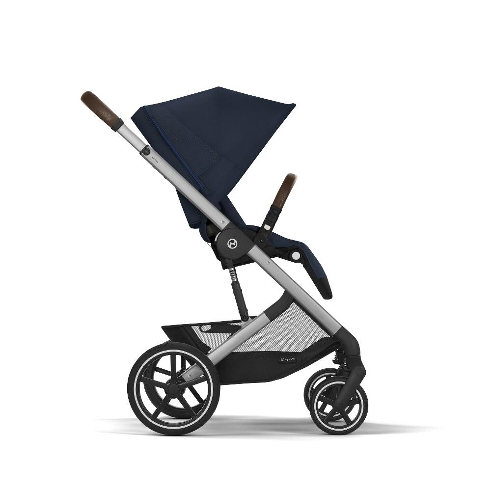 babymarkt Kinderwagen Balios S Lux Silver Ocean Blue Letzter Tag