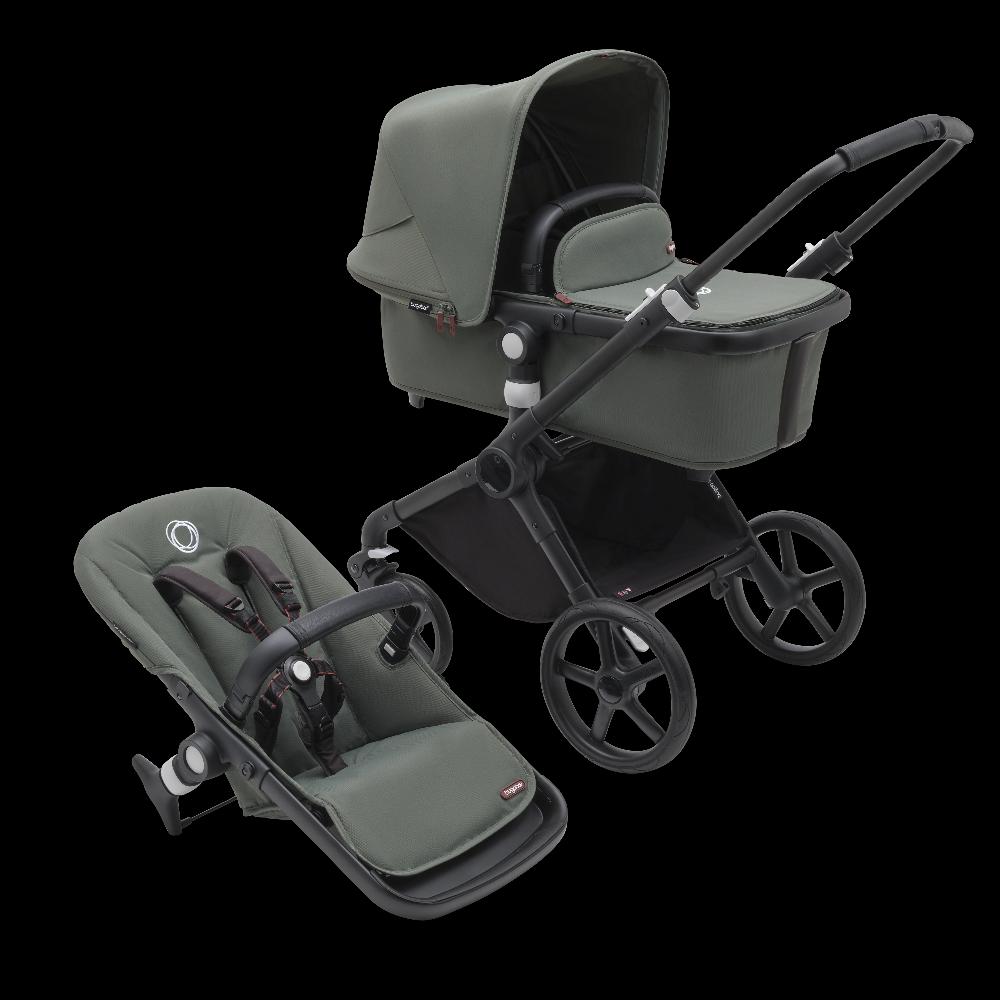 babymarkt 3in1 Kinderwagen Set Fox Cub Forest Green inklusive MAXI COSI Babyschale Pebble 360 Essential Black Nur noch ein Tag übrig