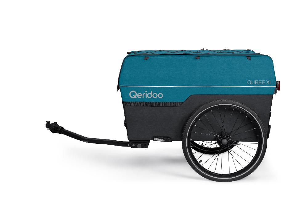babymarkt Lastenanhänger Qubee Limited Edition Petrol 220 L Volumen inkl. Bollerwagen Set zollfrei