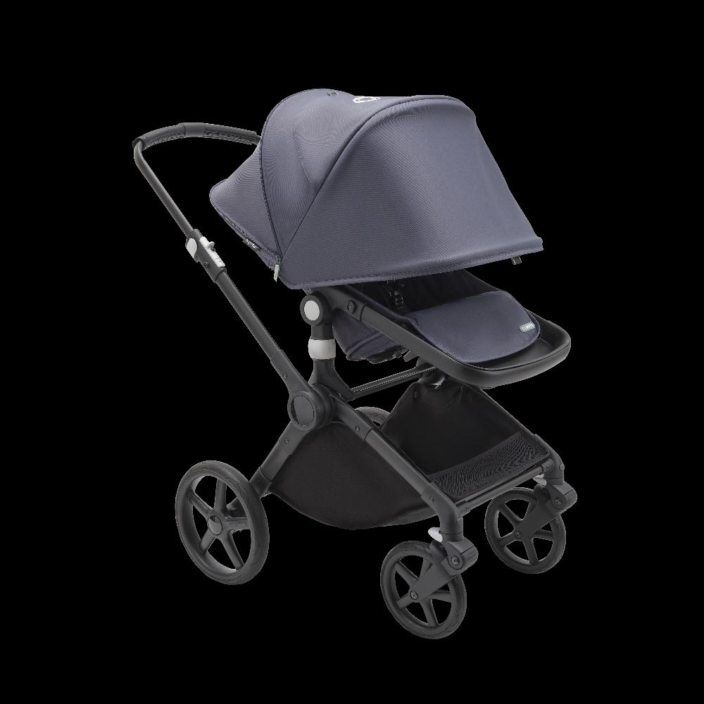 babymarkt Kinderwagen Fox Cub mit Liegeaufsatz und Sitz Black/Stormy Blue Hotsell