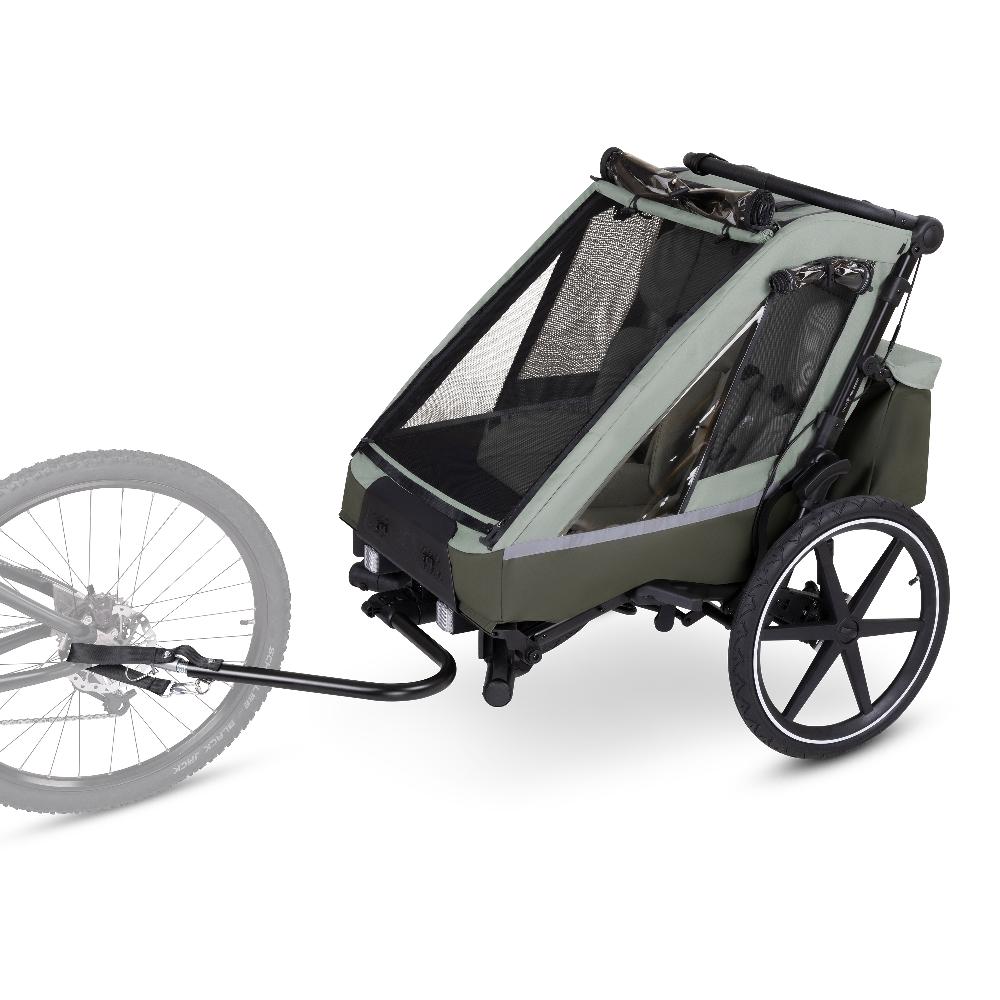 babymarkt Fahrradanhänger Tour olive Günstiger Verkauf