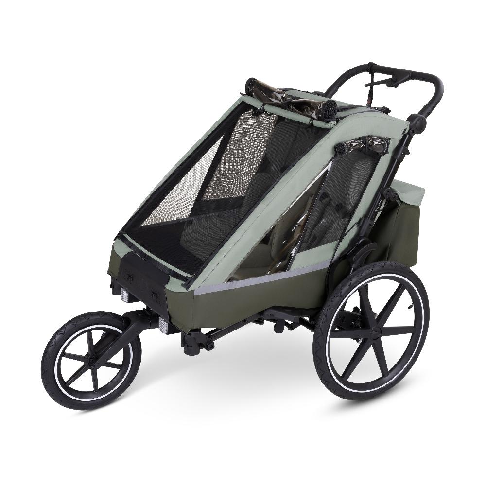 babymarkt Fahrradanhänger Tour olive Günstiger Verkauf
