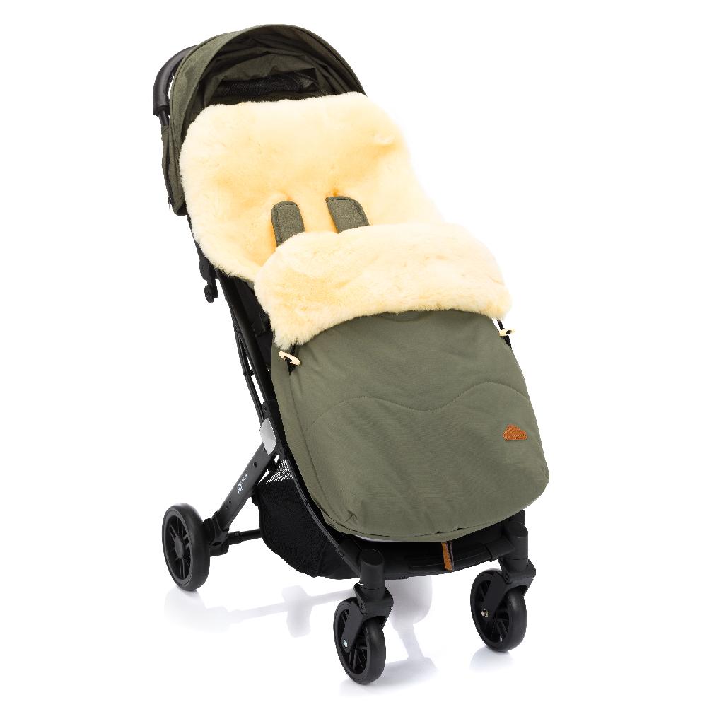 babymarkt Winterfußsack vartasly Lammfell oliv Meist gekauft