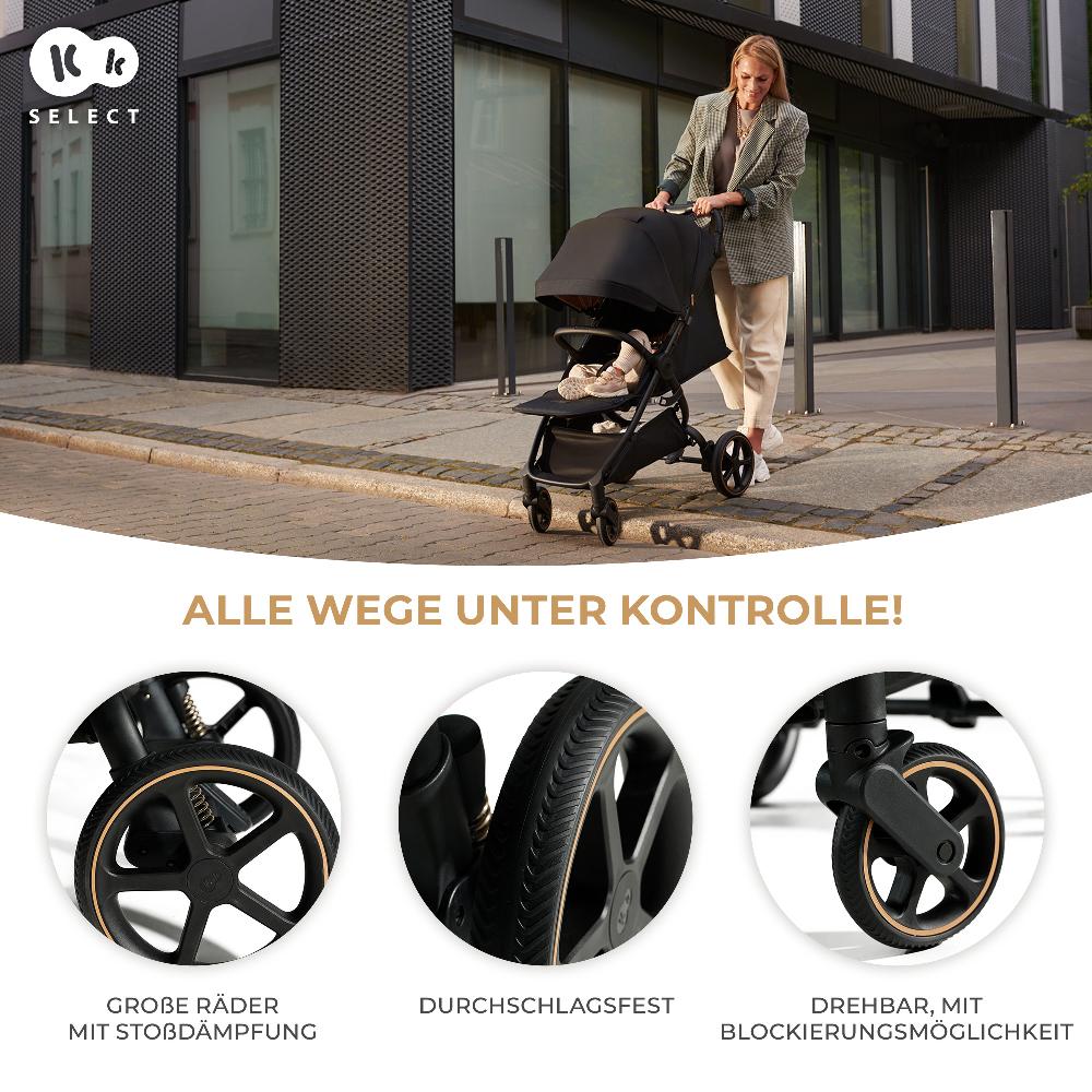 babymarkt Kinderwagen MITZY black Blitzverkäufe