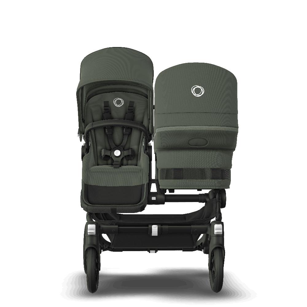 babymarkt Geschwisterwagen Donkey 5 Duo Complete Black/Forest Green Versandkostenfrei