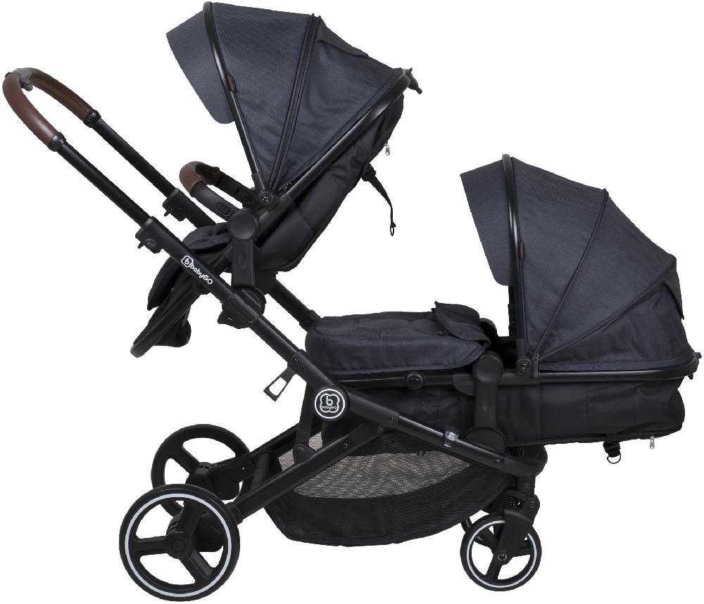 babymarkt Geschwisterwagen Twinner Grey Preisnachlass