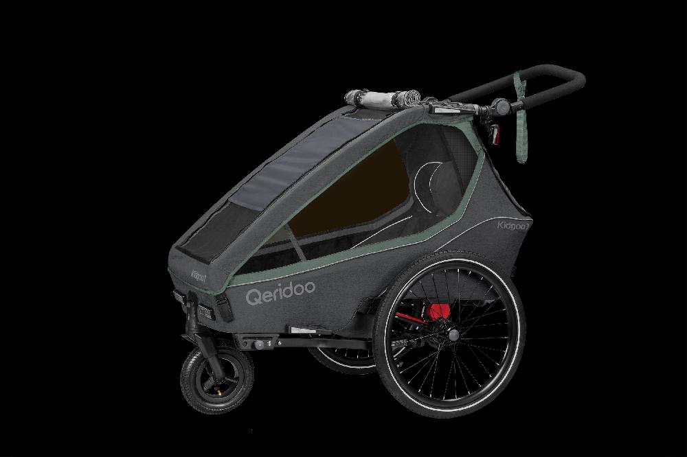 babymarkt Kinderfahrradanhänger Kidgoo1 Ivy Green Kollektion 2023 Black Friday