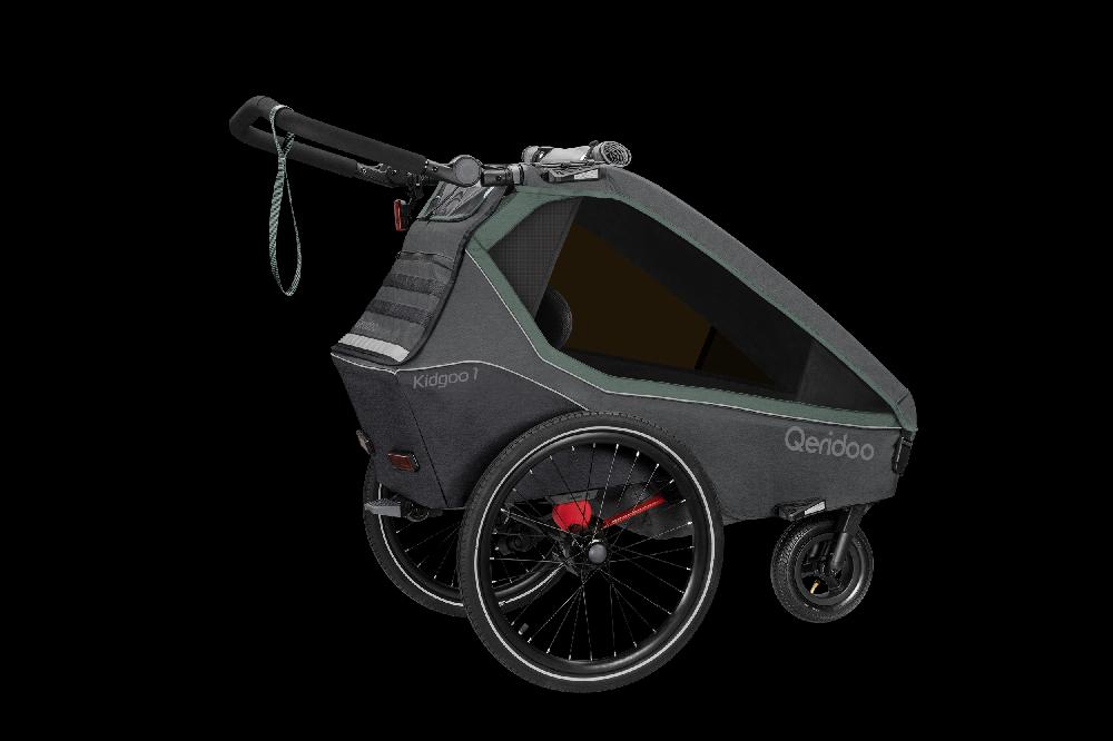 babymarkt Kinderfahrradanhänger Kidgoo1 Ivy Green Kollektion 2023 Black Friday