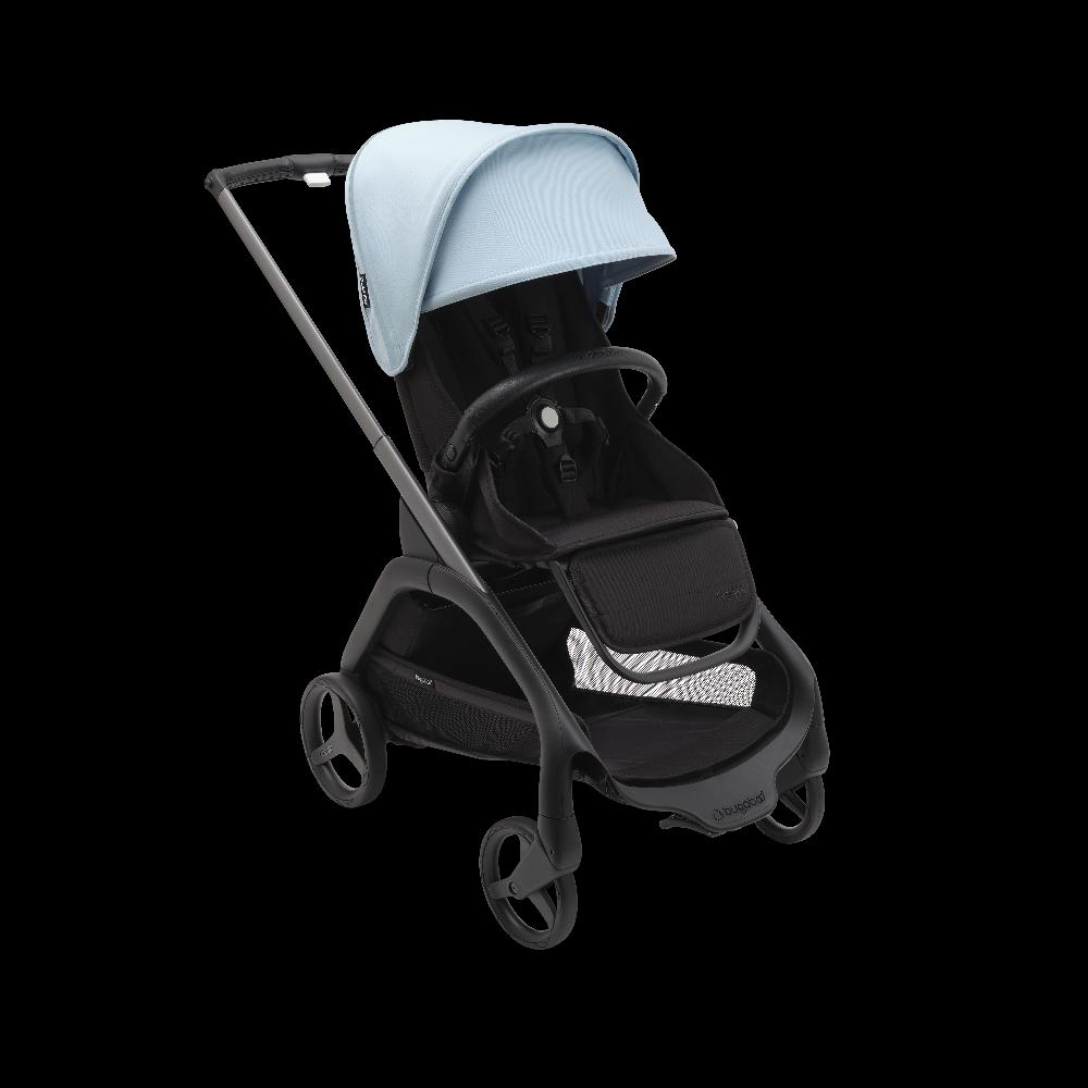 babymarkt Kinderwagen Dragonfly Complete Graphite/Midnight Black/Skyline Blue Essential Bundle Muttertagsangebot