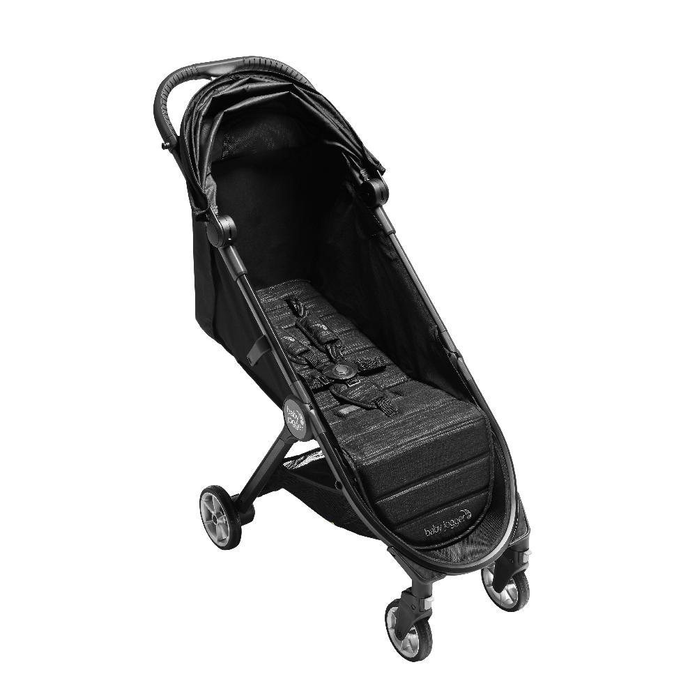 babymarkt Buggy City Tour 2 Pitch Black inklusive Sicherheitsbügel und Wetterschutz Vatertagsangebot