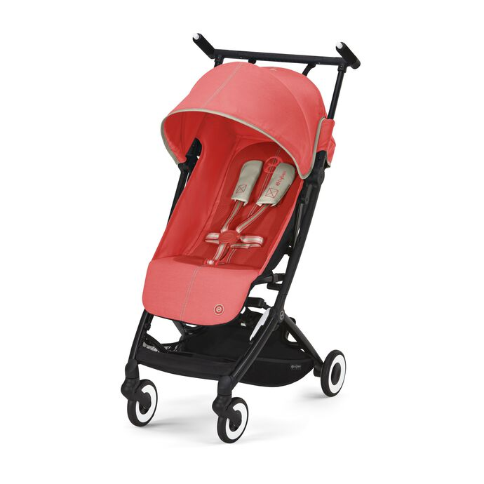 babymarkt Buggy Libelle Hibiscus Red inklusive Babyschale Cloud G i-Size Lava Grey und Adapter Zeitlich begrenztes Angebot
