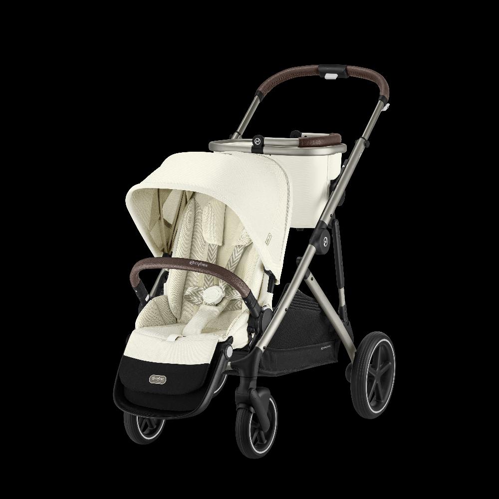 babymarkt Kinderwagen Gazelle S Taupe Seashell Beige inklusive Babyschale Cloud G i-Size Plus Seashell Beige Basisstation Base G und Adapter Blitzangebot