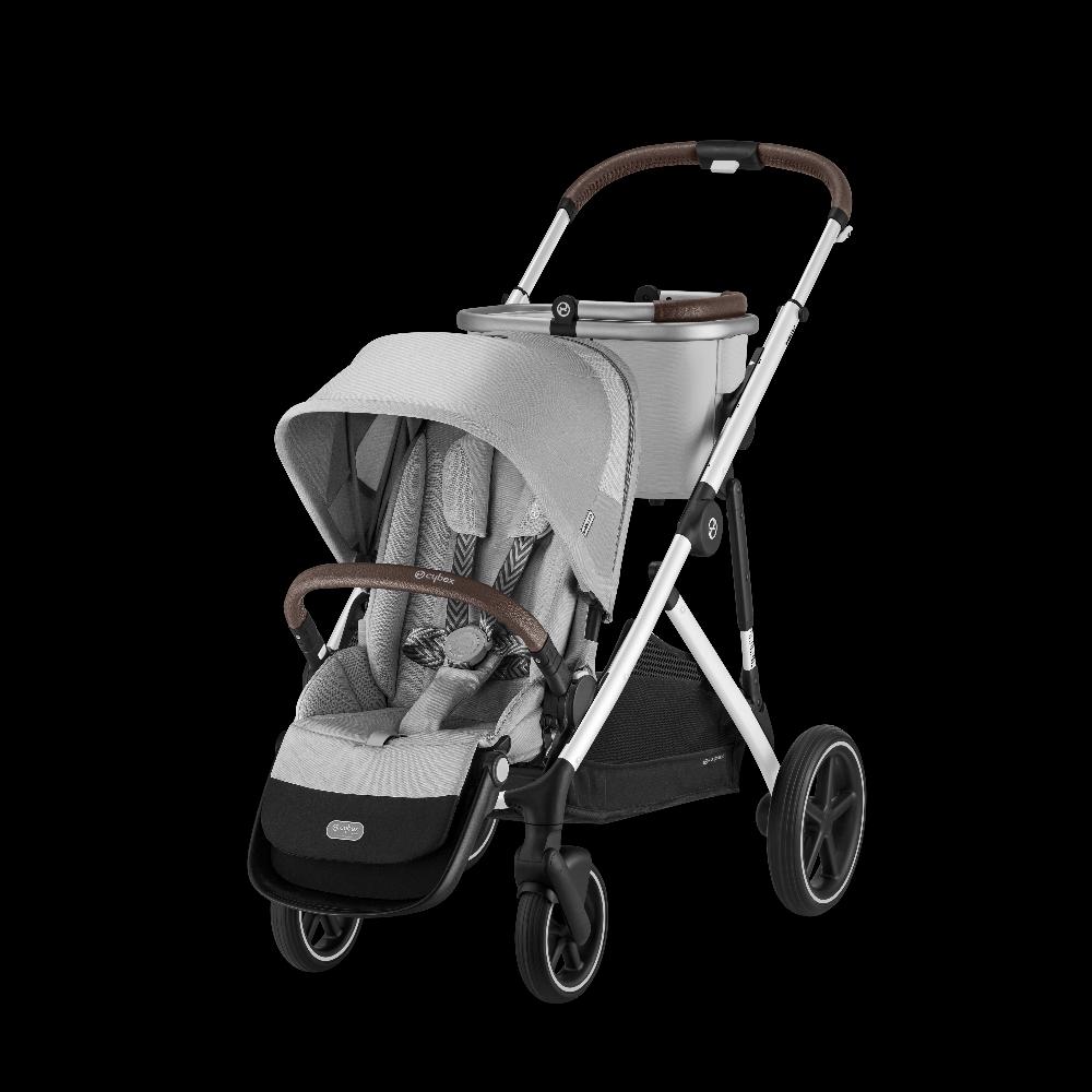 babymarkt Kinderwagen Gazelle S Silver Lava Grey inklusive Babyschale Cloud G i-Size Lava Grey Basisstation Base G und Adapter Neuheiten