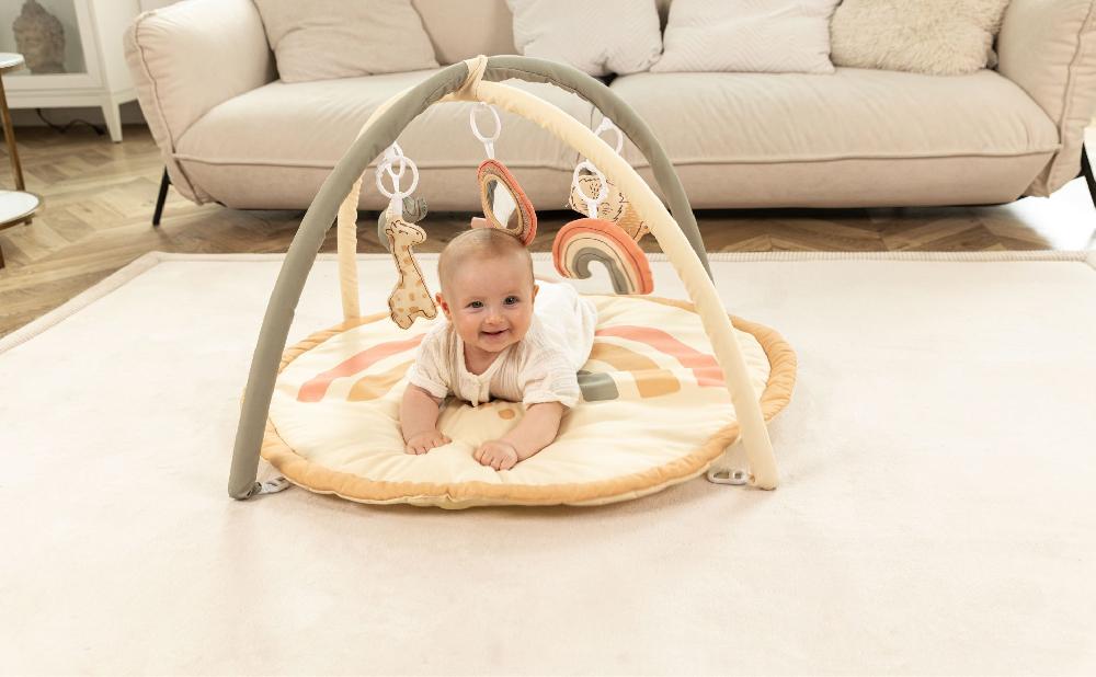 babymarkt Samtmatte-Spielmatte für Baby 200 x 150 cm Beige Wochenangebot