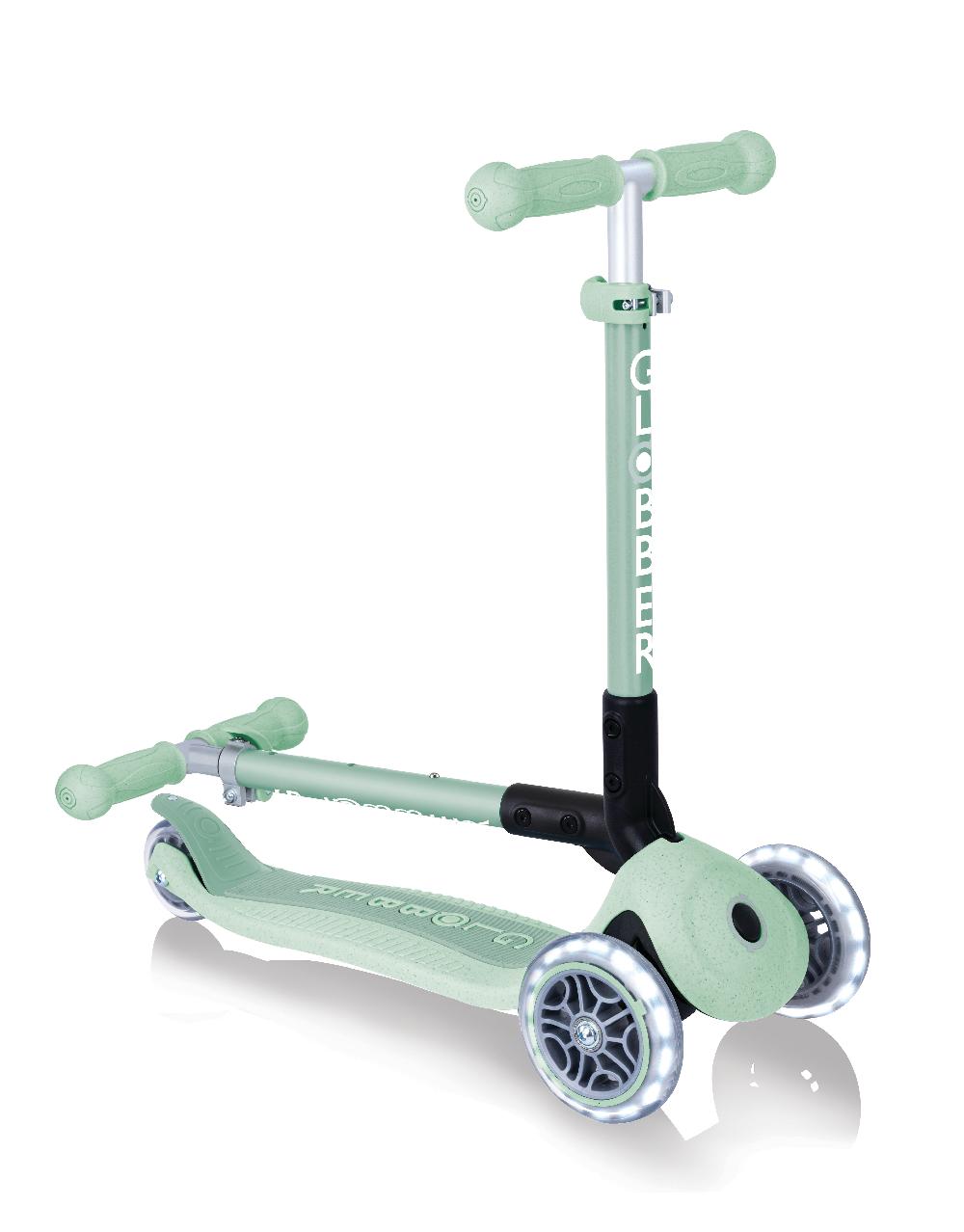 babymarkt Junior Faltbarer Scooter Lights Eco pistazie Kostenlose Rückgabe