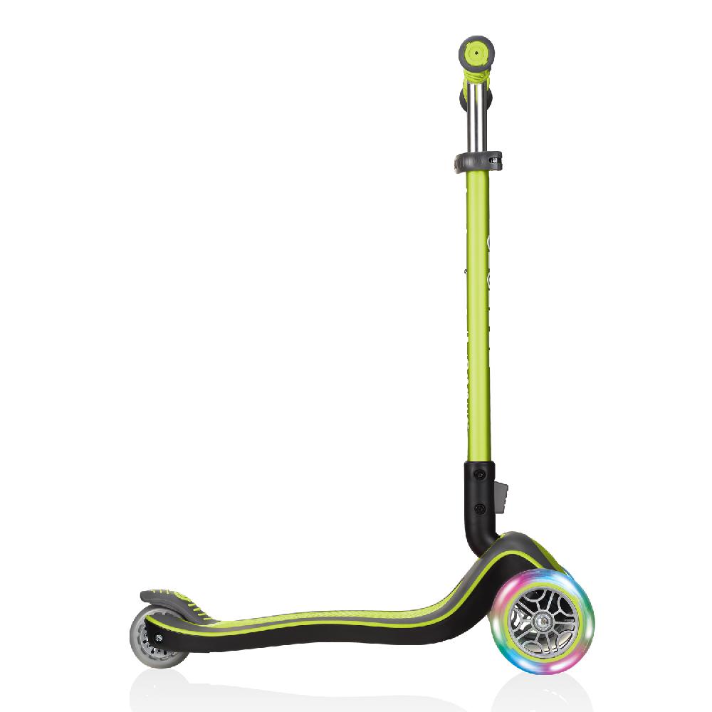 babymarkt Scooter ELITE DELUXE LIGHTS mit Leuchtrollen lime grün Discount Store für neue Produkte
