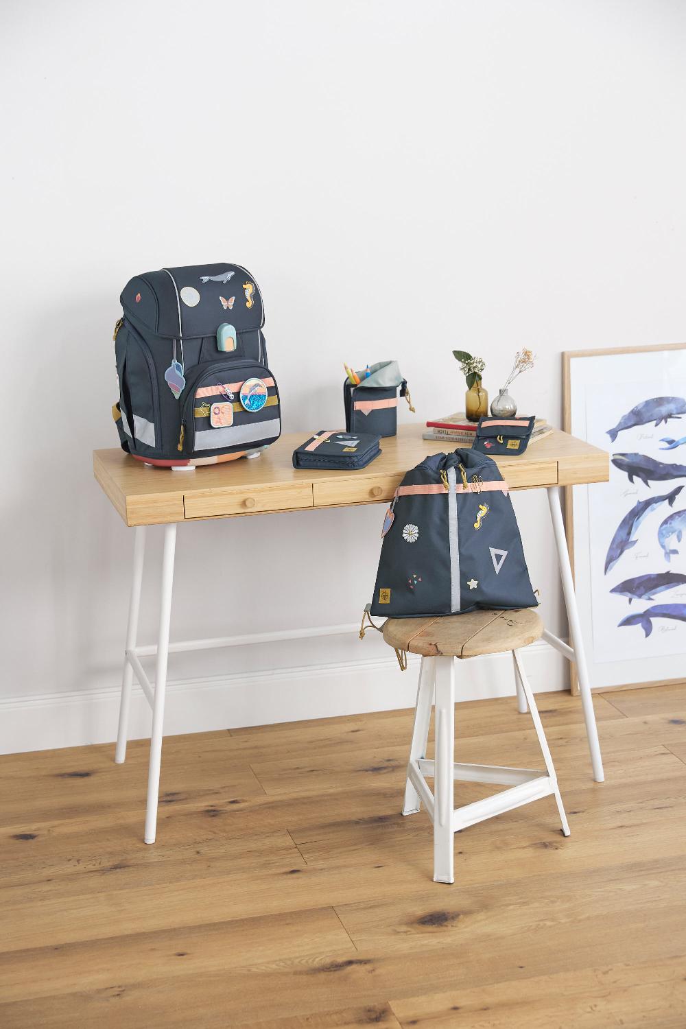 babymarkt School Set Boxy Unique dark blue Ocean Edition Super Rabatt