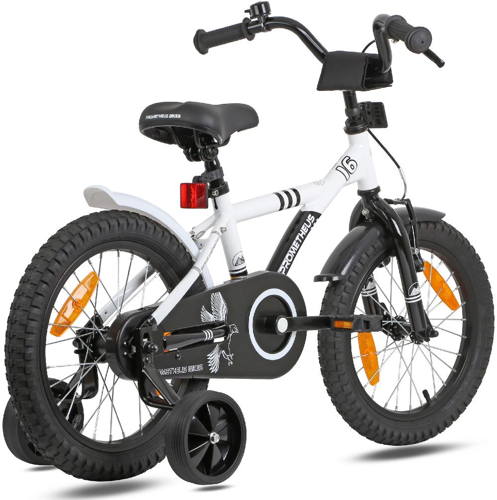 babymarkt Kinderfahrrad 16" mit Stützräder weiß-schwarz 50% Rabatt mit kostenlosem Versand