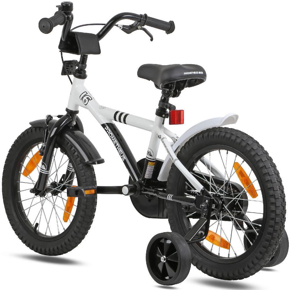 babymarkt Kinderfahrrad 16" mit Stützräder weiß-schwarz 50% Rabatt mit kostenlosem Versand