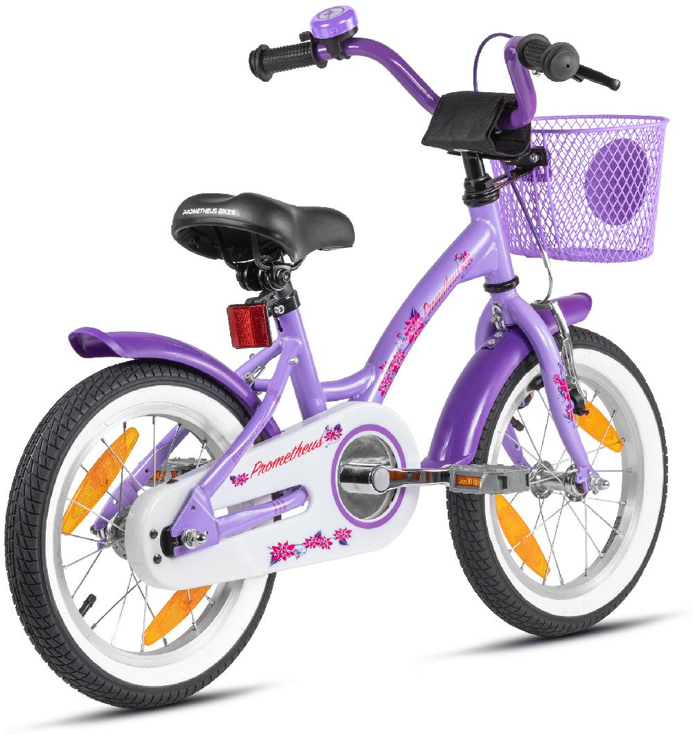 babymarkt Kinderfahrrad 14" mit Stützräder violett-weiß Begrenzt auf 3 Tage
