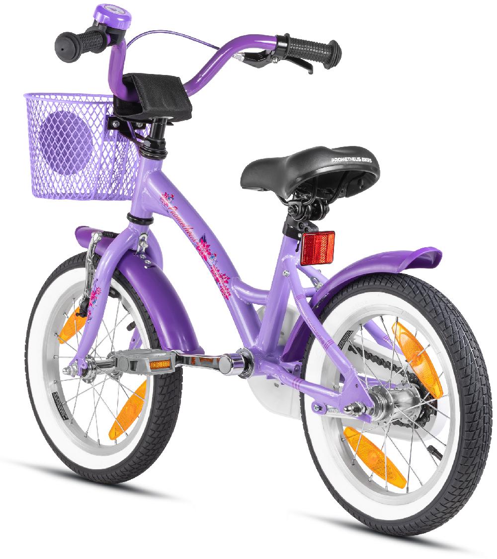 babymarkt Kinderfahrrad 14" mit Stützräder violett-weiß Begrenzt auf 3 Tage