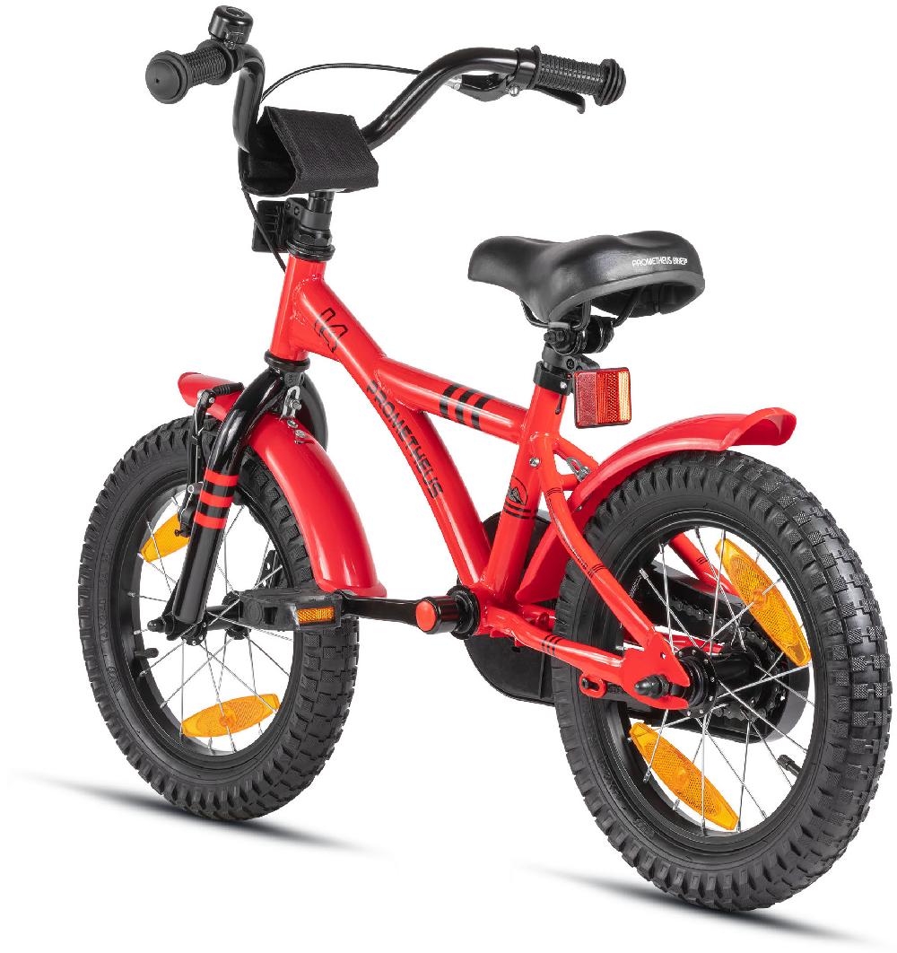 babymarkt Kinderfahrrad 14" mit Stützräder rot-schwarz Sonderangebot