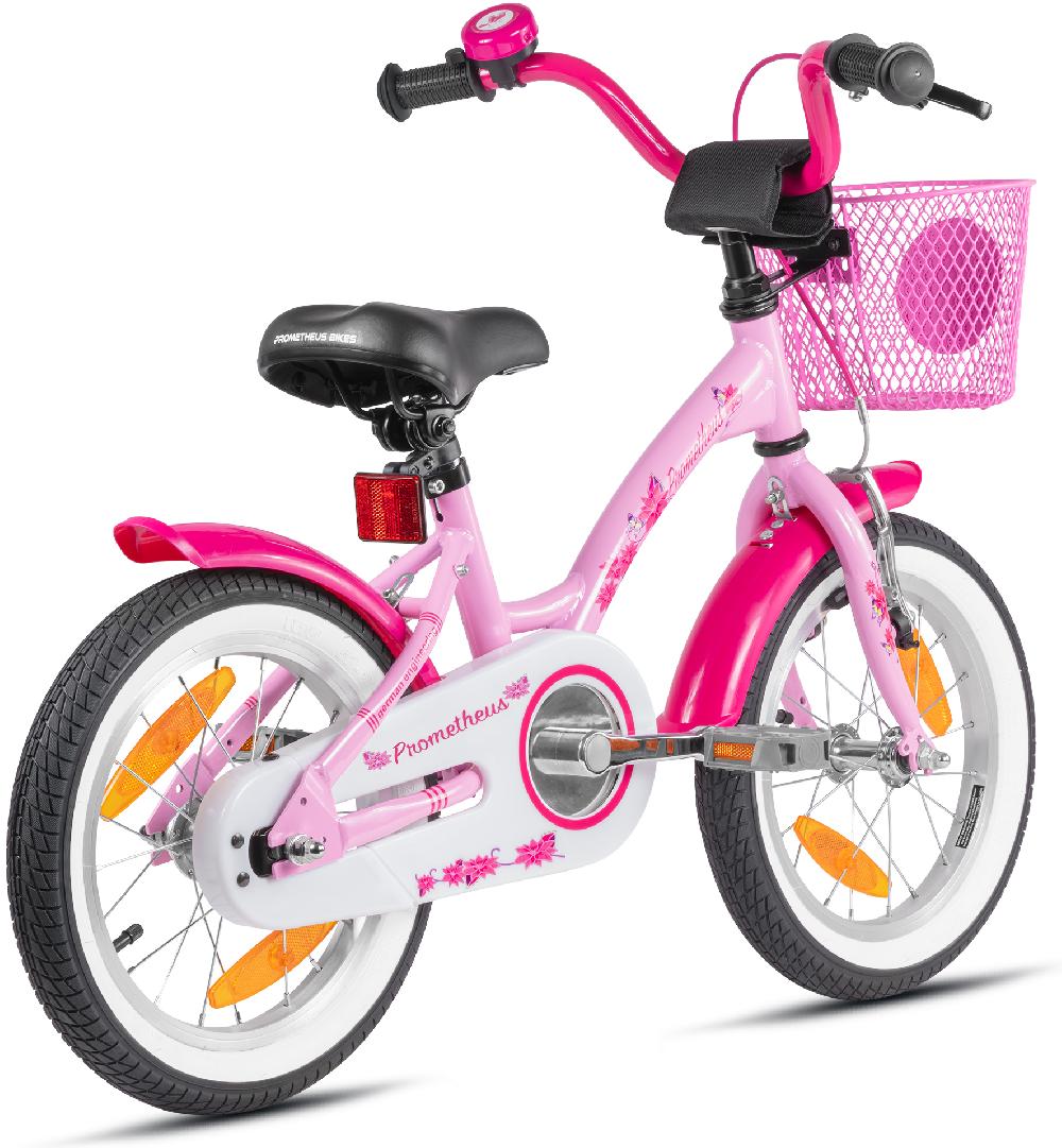 babymarkt Kinderfahrrad 14" mit Stützräder rosa-weiß Rabatt