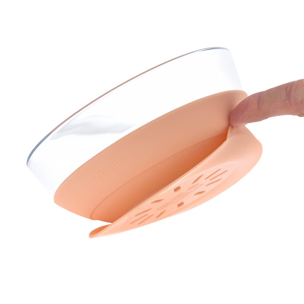 babymarkt Esslernset aus Glas und Silikon apricot Cyber Monday