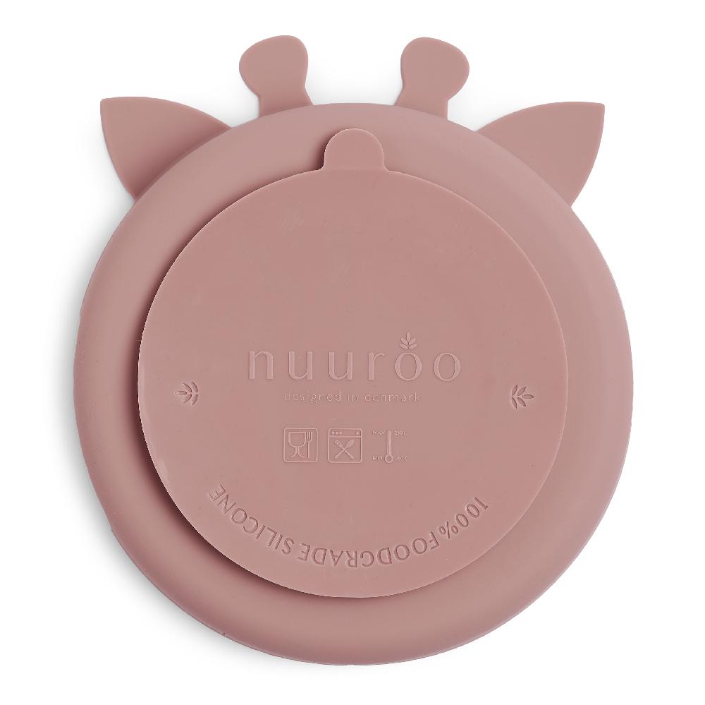 babymarkt Silikonteller mit Saugnapf Orla - Woodrose Weihnachtsangebot
