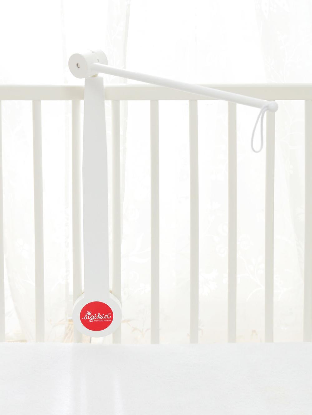 babymarkt Mobile-Halter Holz weiß Letzter Tag