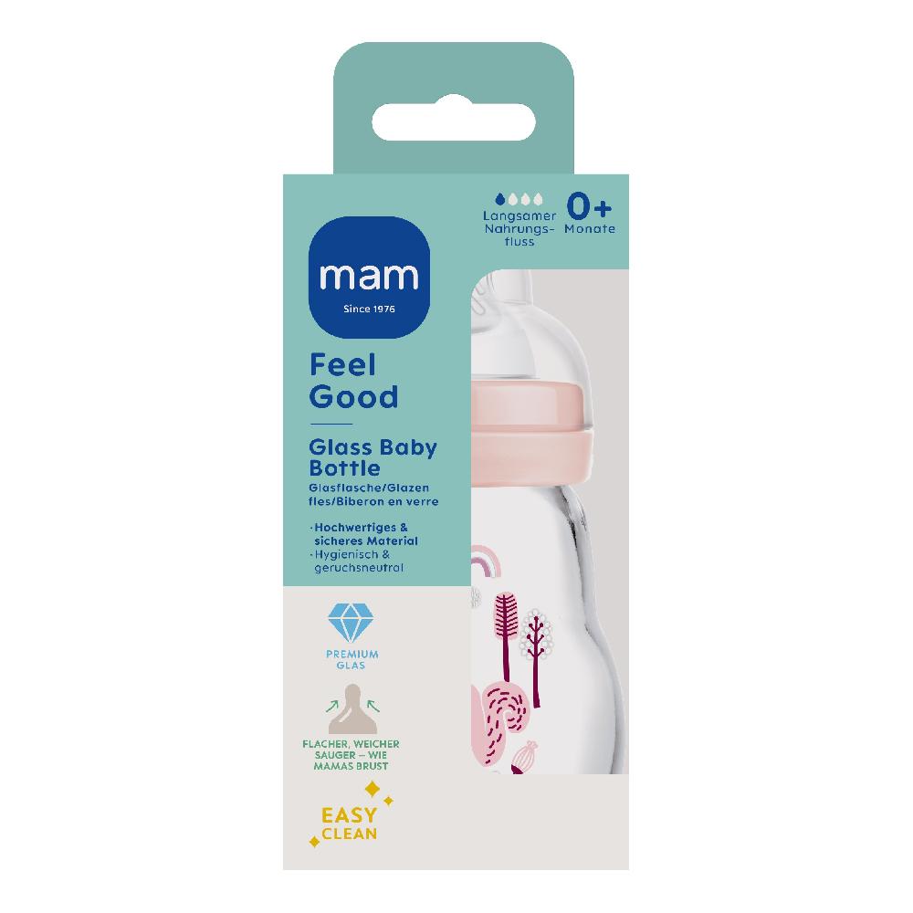 babymarkt Glasflasche Feel Good blau 170 ml ab 0 Monaten Vogel/Eichhörnchen in rosa Discount Store für neue Produkte