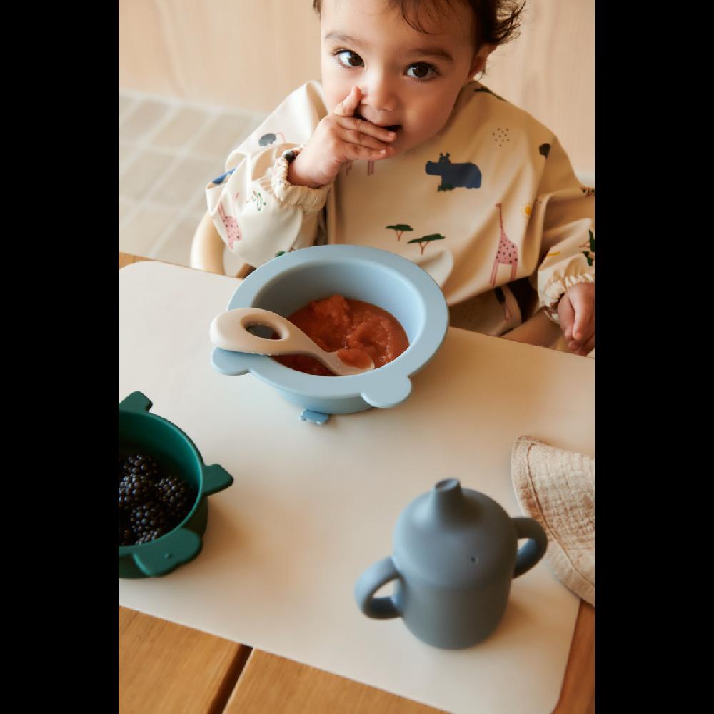 babymarkt Iggy Silikonschalen 4er-Pack dino blue multi mix Sonderangebot