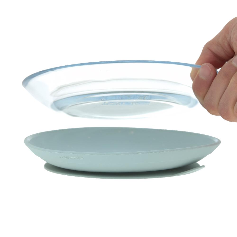 babymarkt Esslernset aus Glas und Silikon blue Valentinstagsangebot
