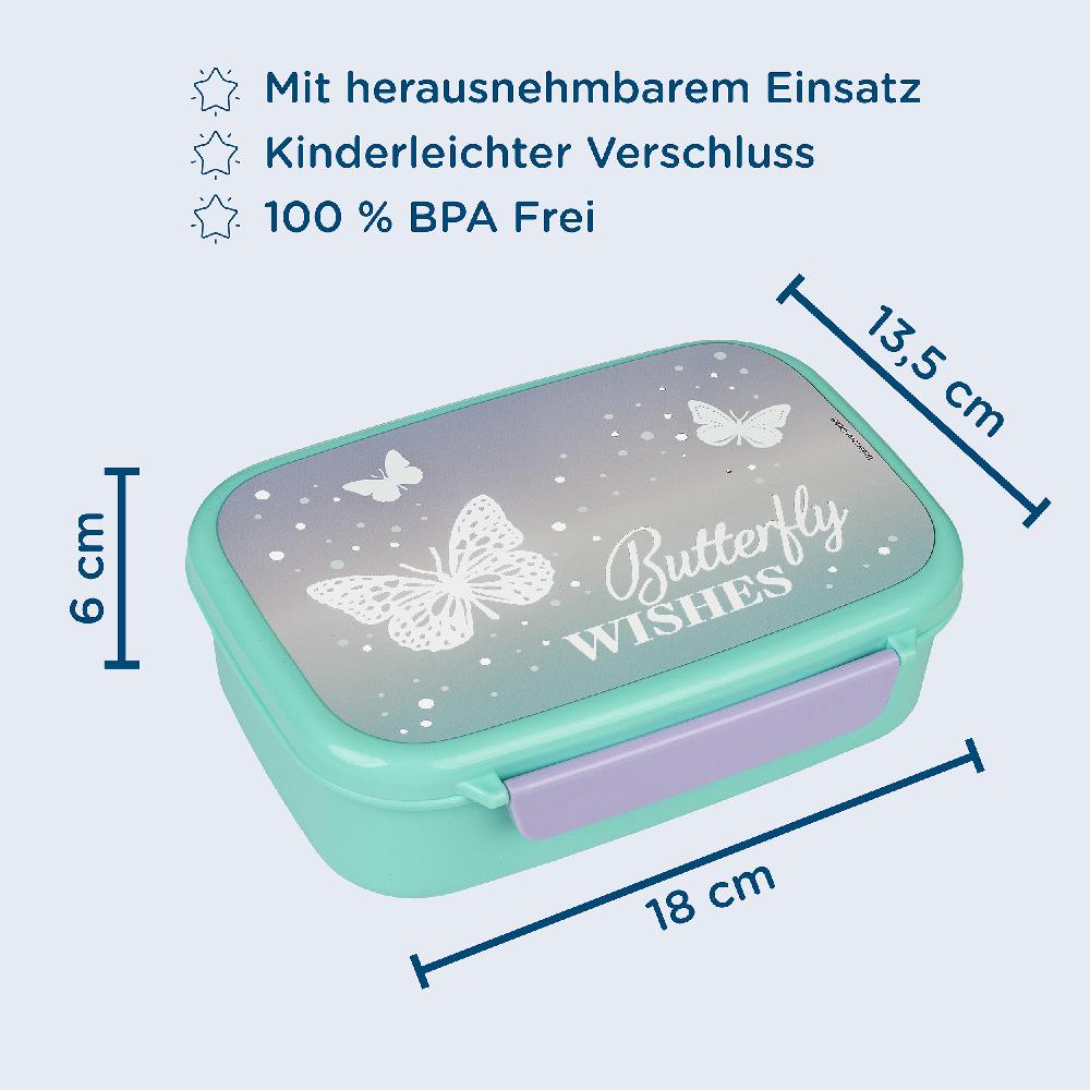 babymarkt Brotzeitdose Butterfly Wishes Top Angebot