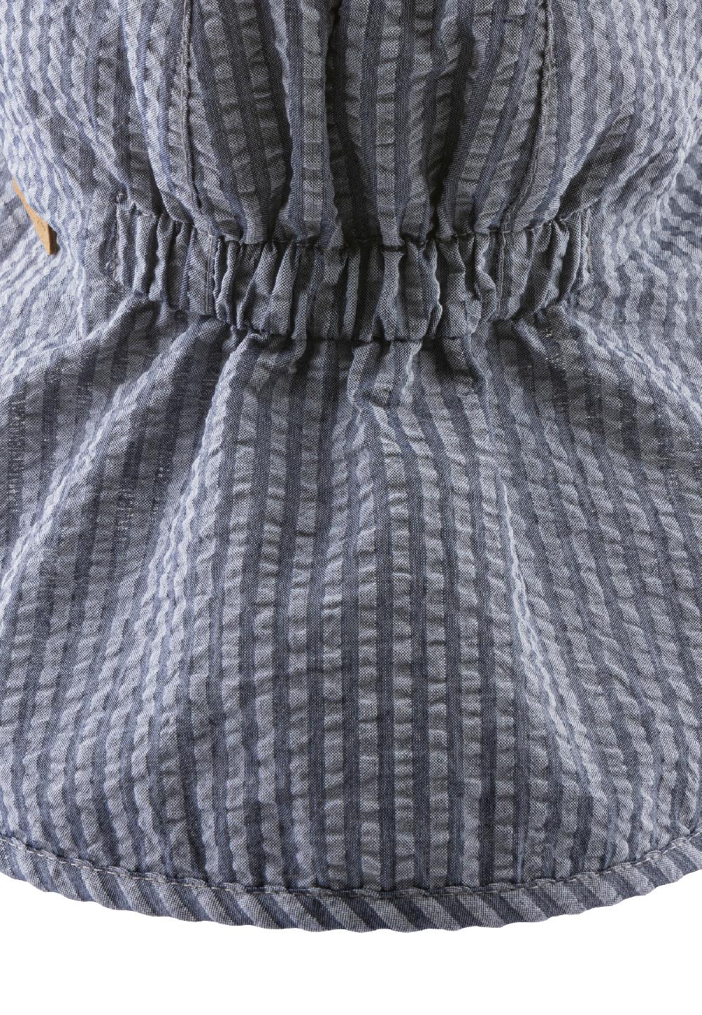 babymarkt Schirmmütze mit Nackenschutz Streifen blau Kostenlose Rückgabe