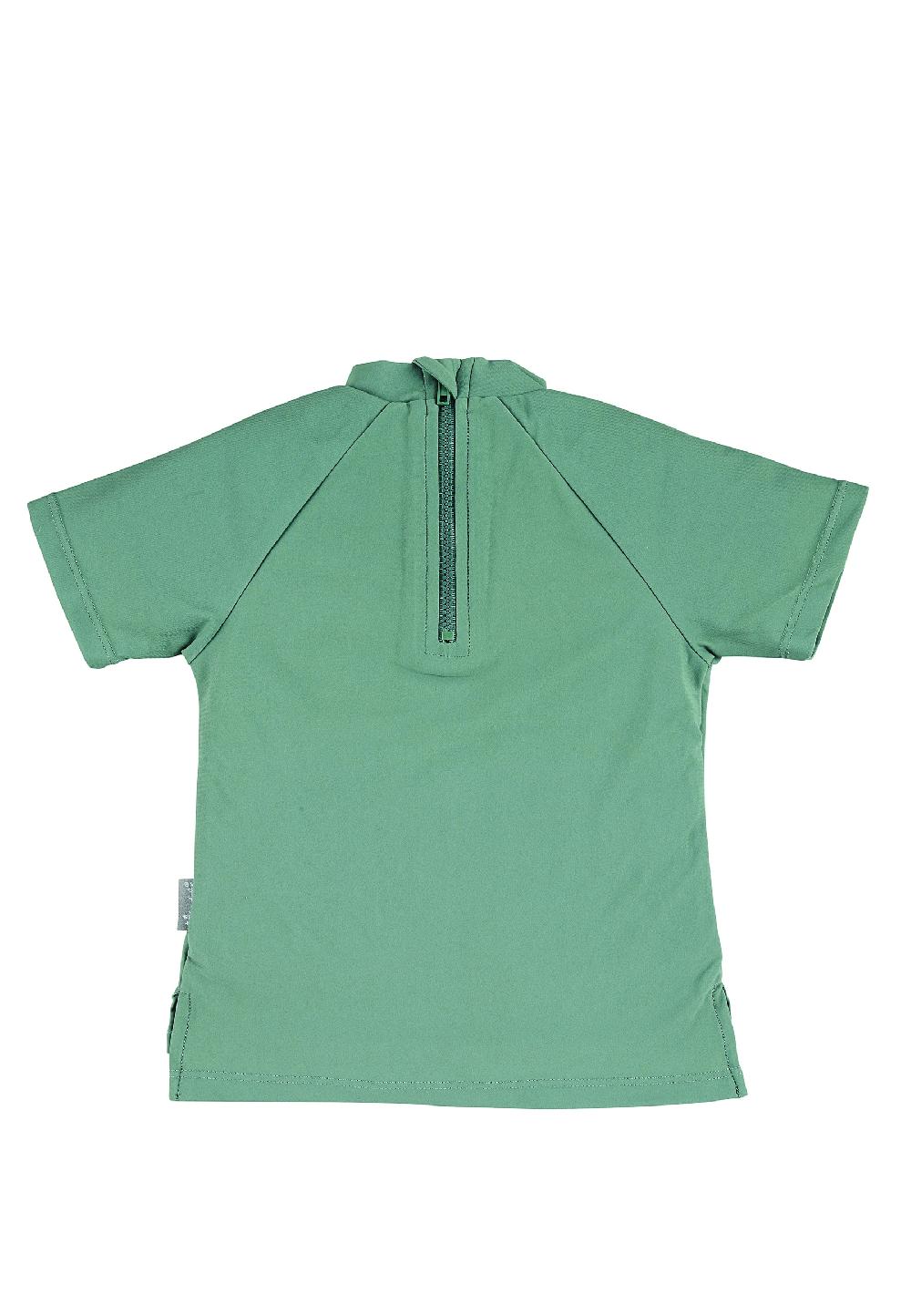 babymarkt Kurzarm-Schwimmshirt Hai dunkelgrün 50% Rabatt für begrenzte Zeit