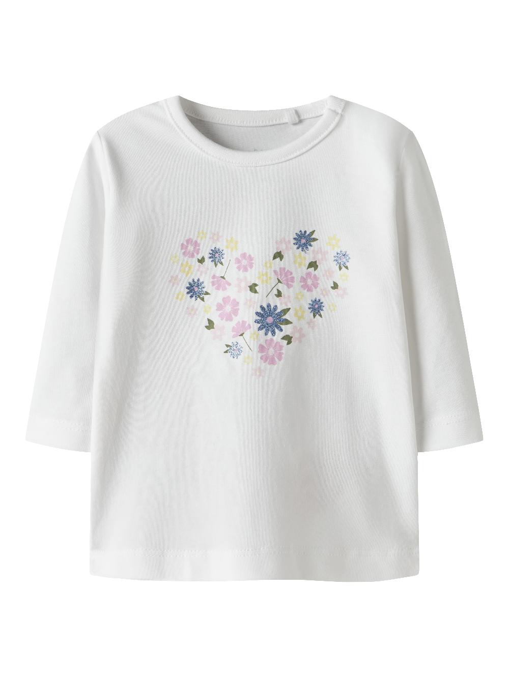 babymarkt Langarmshirt Nbfvubie Bright White Verkauf
