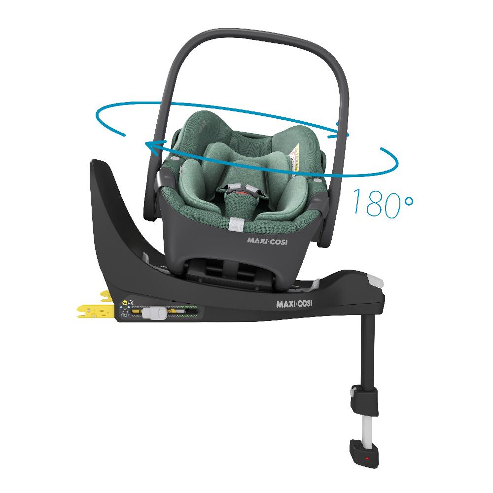 babymarkt Set Babyschale Pebble 360 Essential Green plus Basisstation FamilyFix 360 Outlet