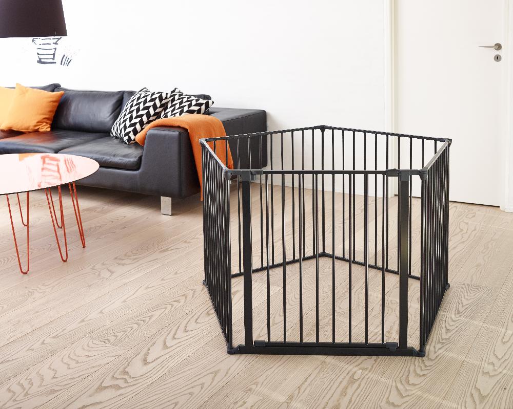 babymarkt BabyDan Schutzgitter Flex XXL 90 bis 350 cm schwarz Exklusivangebot