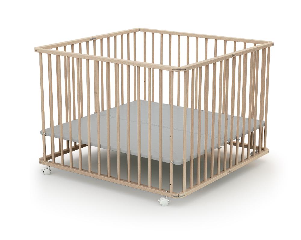 babymarkt Laufgitter faltbar 100 x 100 cm Buche unbehandelt Zeitlich begrenztes Angebot