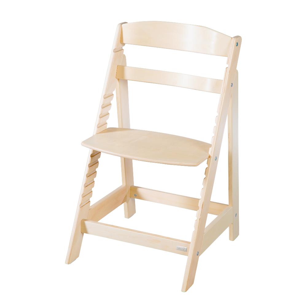 babymarkt Treppenhochstuhl Born Up natur Set 2 in 1 inkl. Aufsatz Greyish gesteppt Vierteljährliche Förderung