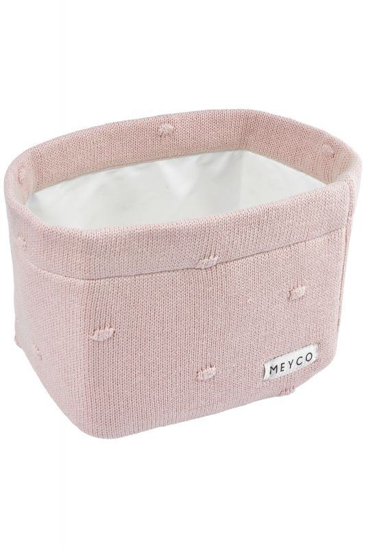 babymarkt Wickeltischkörbchen klein Knots Soft Pink Fabrikladen