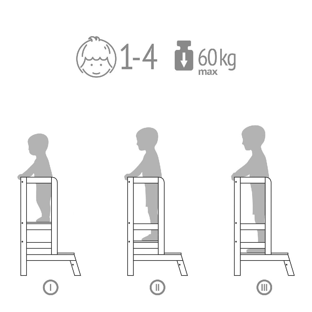 babymarkt Kids Lernturm Step grau Im Verkauf