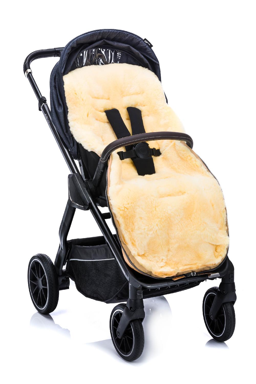 babymarkt Winterfußsack Bernina Lammfell cappuccino Sonderangebot