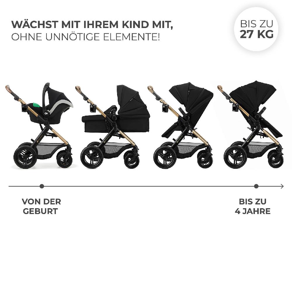 babymarkt Kombikinderwagen MOOV2 XL Pure Black Valentinstagsangebot