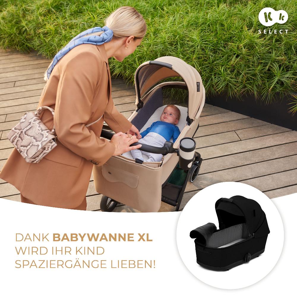 babymarkt Kinderwagen YOXI 2in1 pure black Jubiläumsangebot